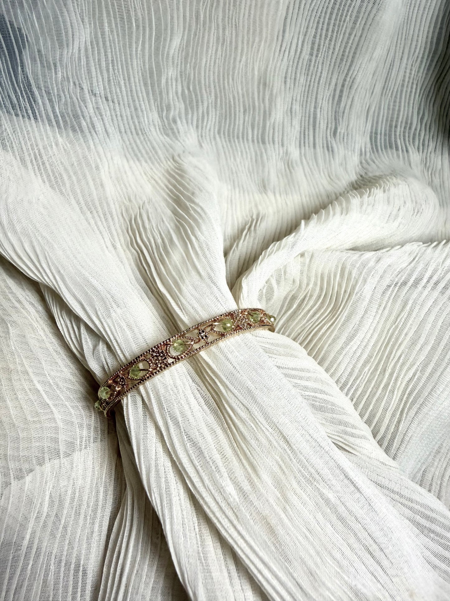 Goddess Fortuna's Embrace Spelled Bangle