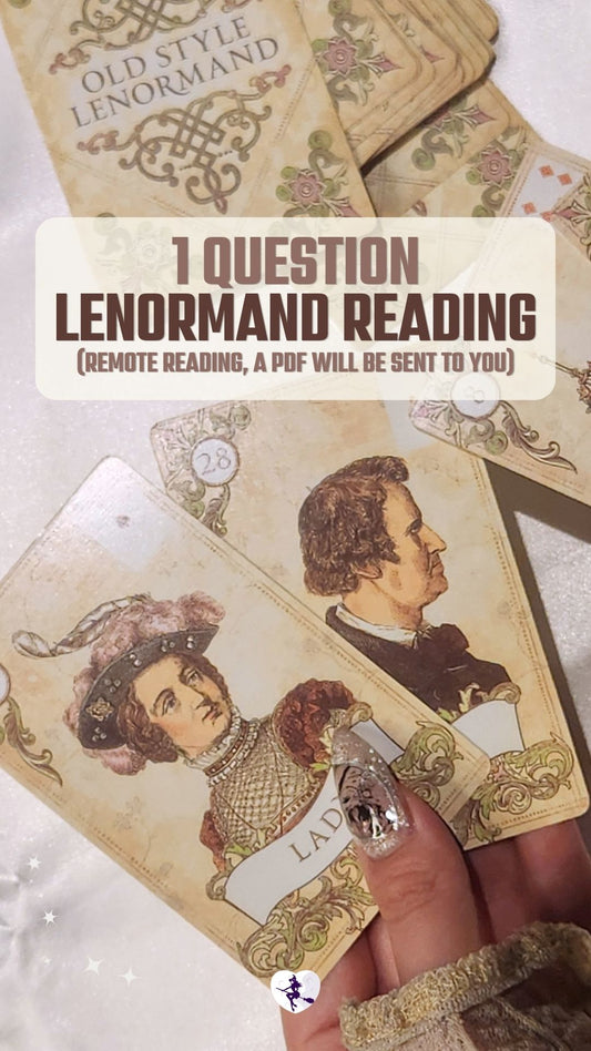 1-Question Remote Lenormand Reading with Belle