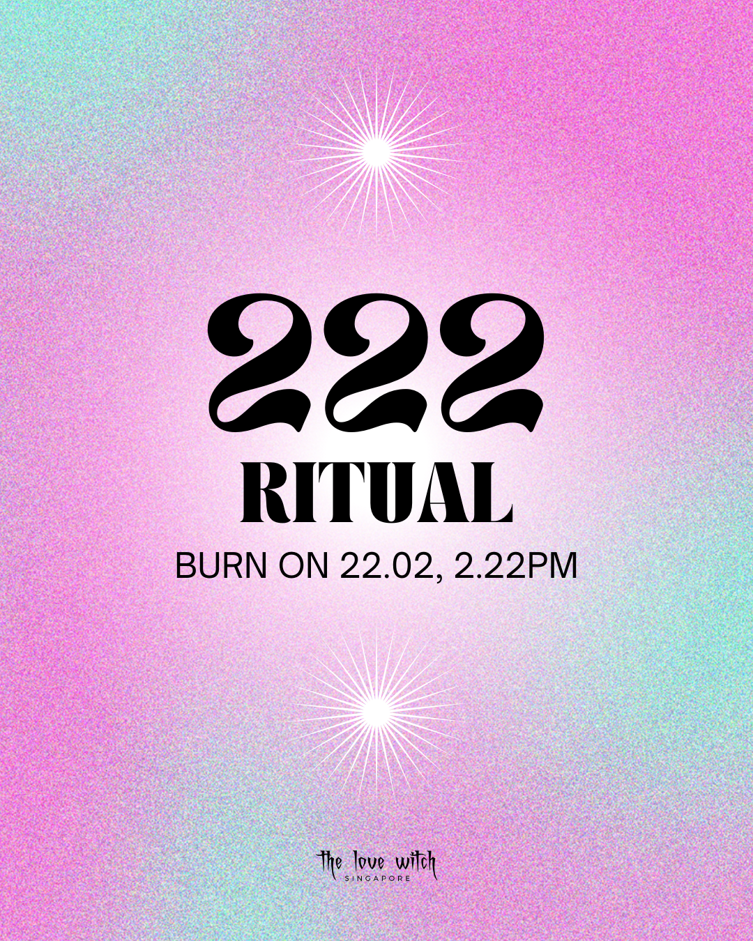 222 Ritual (Burn on 22 February 2:22pm)