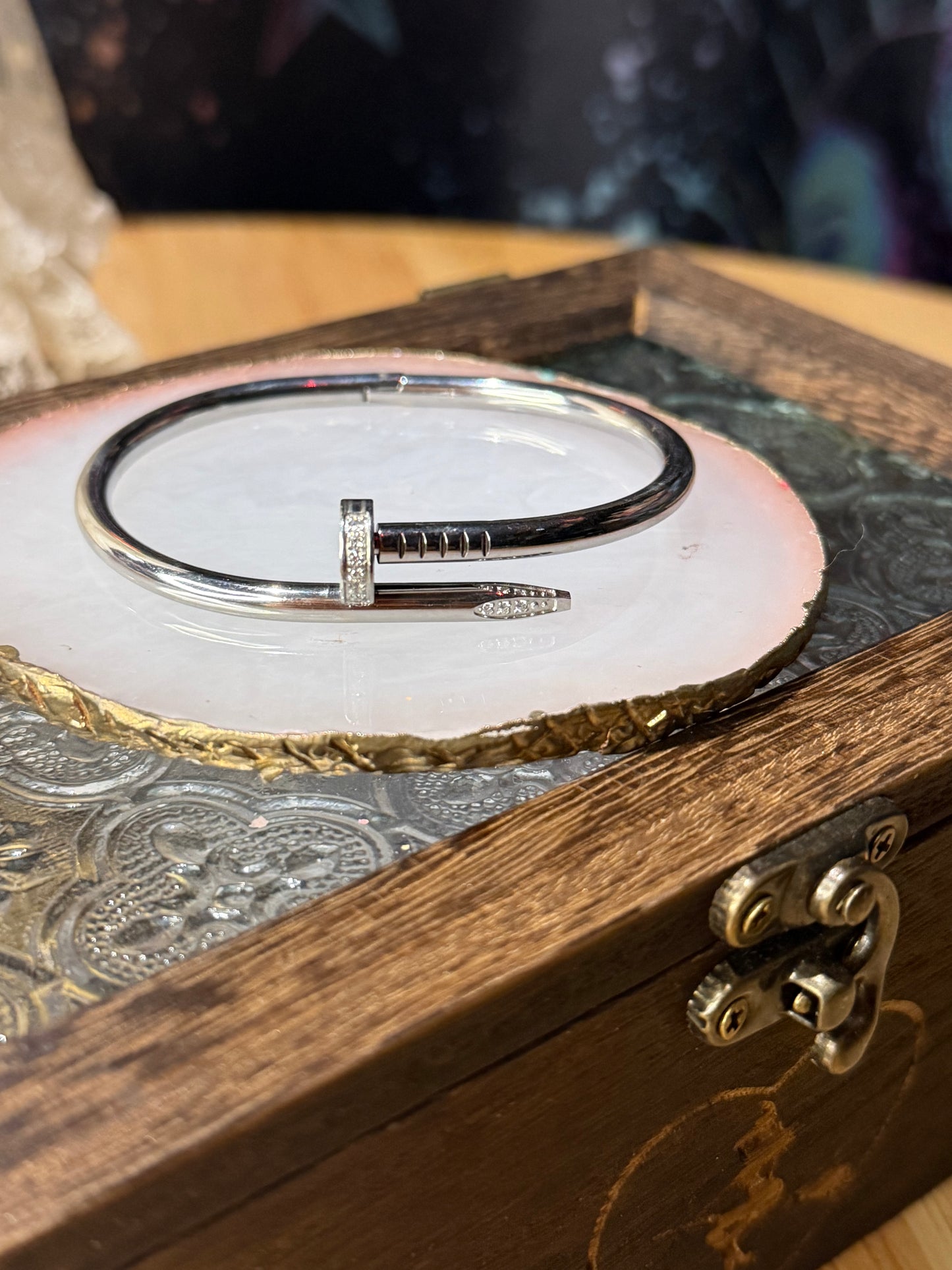 [LIMITED EDITION] Nail It Down Spelled Bracelet