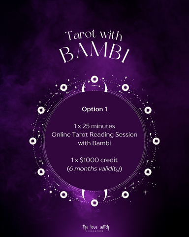 Online Tarot Reading with Bambi (Google Meets)