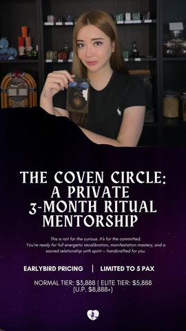 THE COVEN CIRCLE: A PRIVATE  3-MONTH RITUAL MENTORSHIP WITH BAMBI