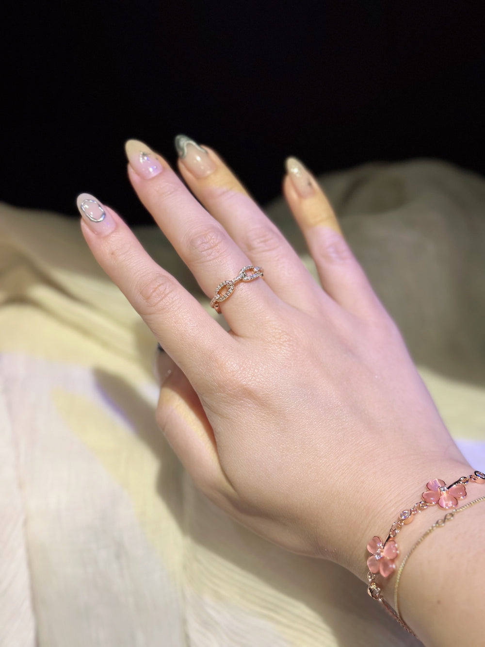 [LIMITED EDITION] Chained to My Heart Spelled Ring (double-casted+dark magick)