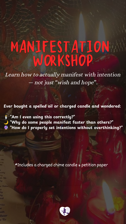[TLWXperience] 1 Hour Manifestation Witchcraft Workshop @ The Love Witch, Sim Lim Square