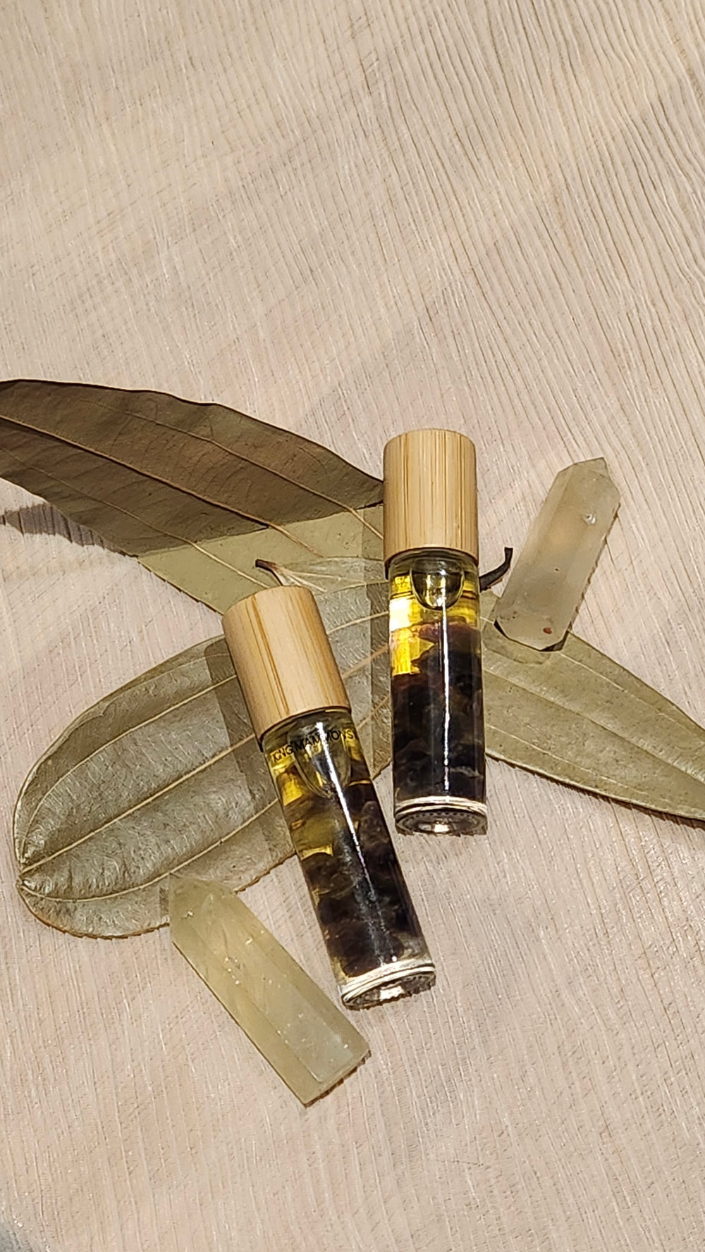 [LAST PIECE] Deity Blessed Series: King Mammon's Vault – Wealth & Intuition Amethyst Crystal Roller Oil