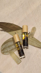 [LAST PIECE] Deity Blessed Series: King Mammon's Vault – Wealth & Intuition Amethyst Crystal Roller Oil