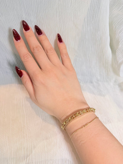 Goddess Fortuna's Embrace Spelled Bangle