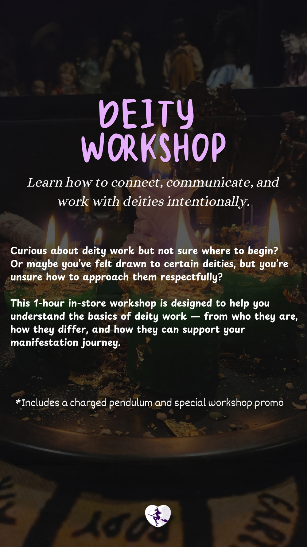 [TLWXperience] 1 Hour Deity Workshop @ The Love Witch, Sim Lim Square