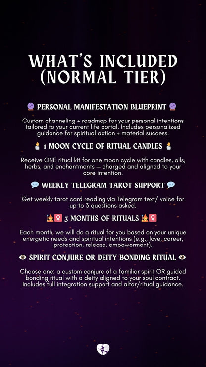 THE COVEN CIRCLE: A PRIVATE  3-MONTH RITUAL MENTORSHIP WITH BAMBI