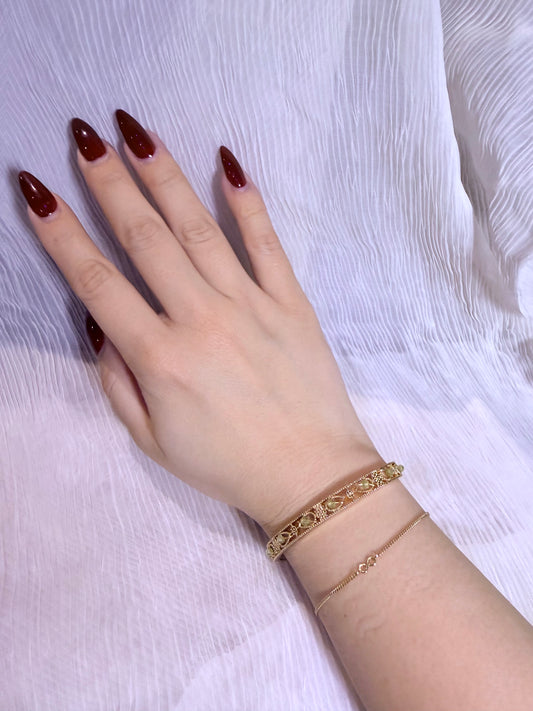 Goddess Fortuna's Embrace Spelled Bangle