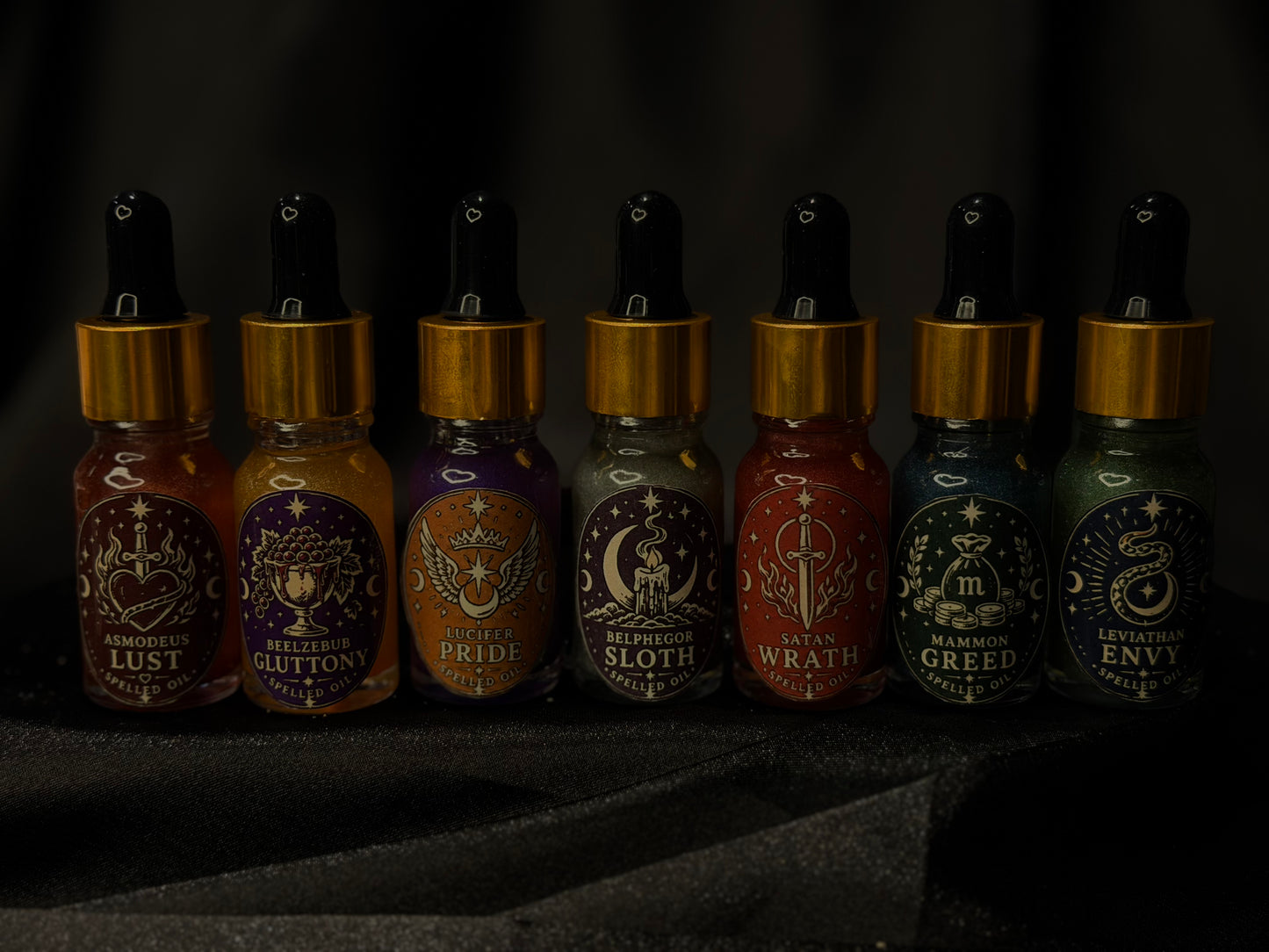 [LIMITED EDITION] 7 Deadly Sins Spelled Oils Bundle