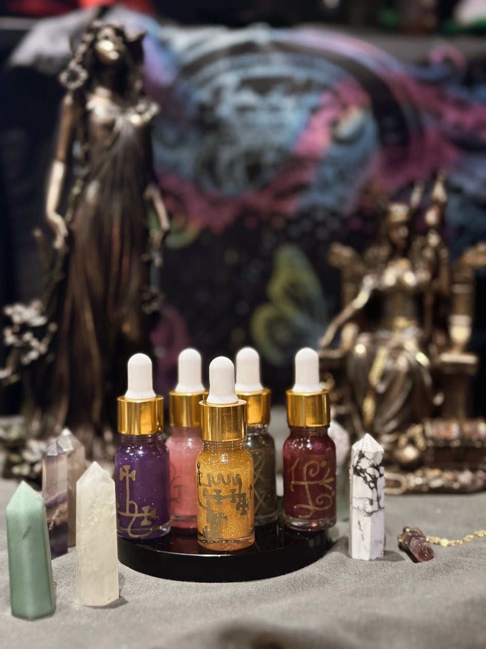 Deities' Blessings Spelled Oil