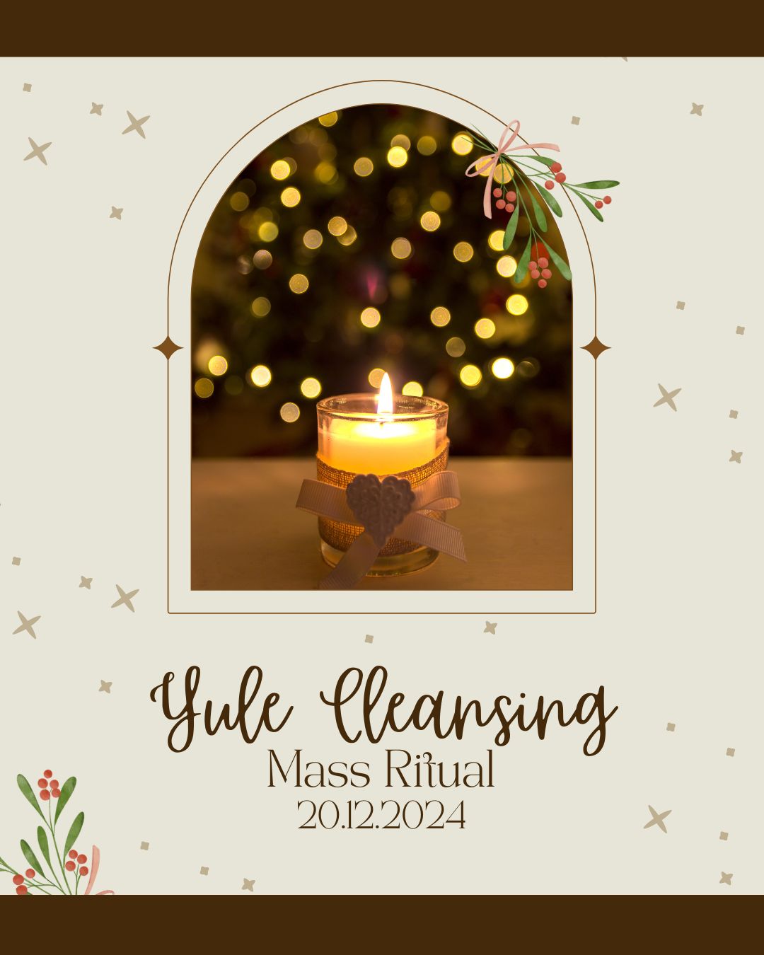 Yule Cleansing Mass Ritual (20 December 2024)