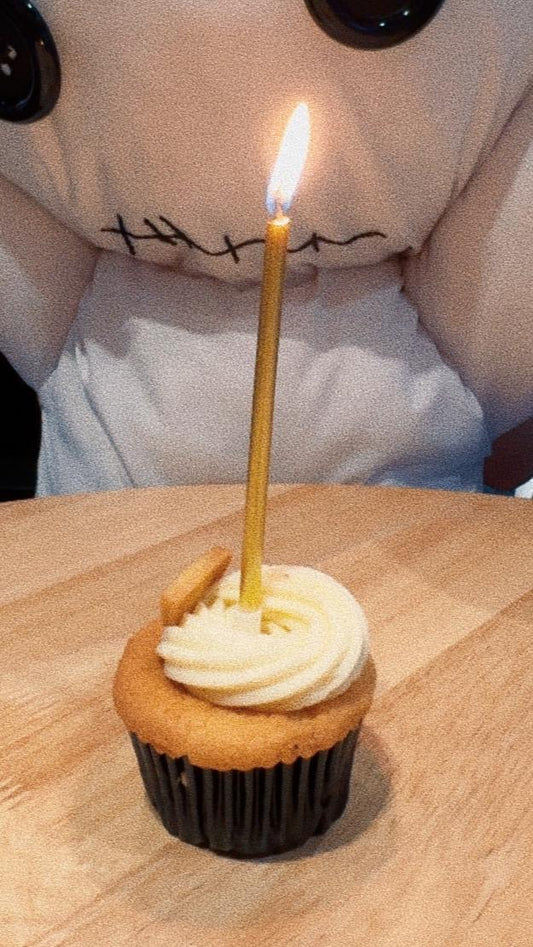 Spelled Birthday Candle